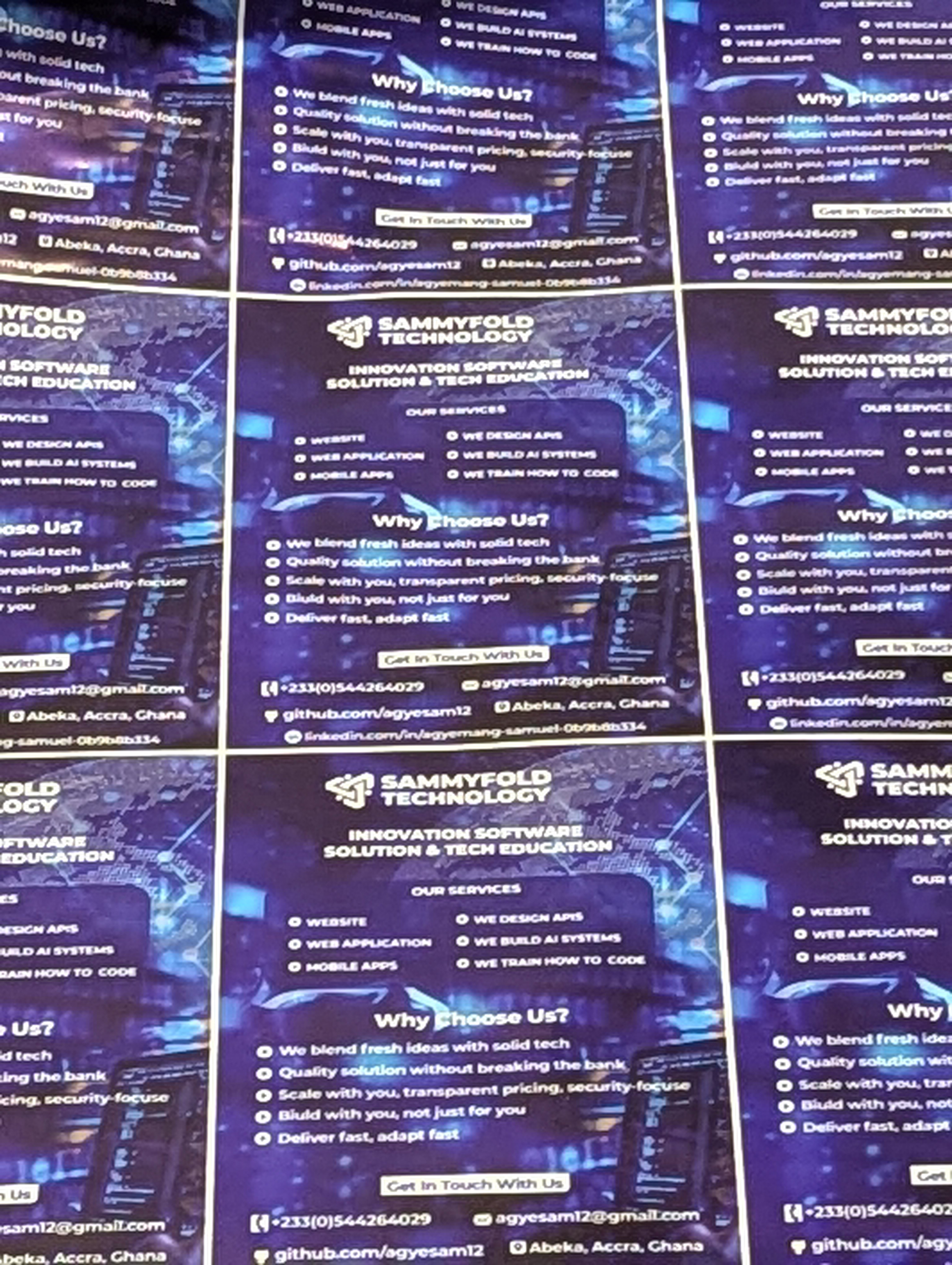 Sammyfold stickers